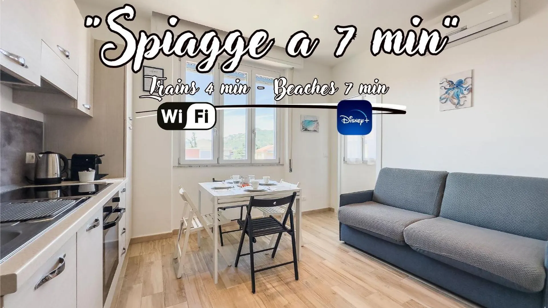 Beaches 7 Min Away - Wifi - Smart Tv Albisola Superiore